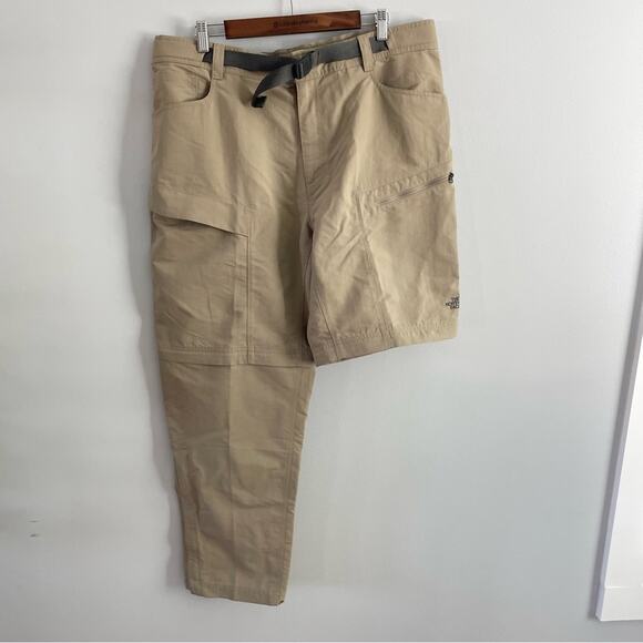 The North Face | Mens Paramount Convertible Pants Tan Khaki Outdoors Zip-Away XL - Picture 5 of 13